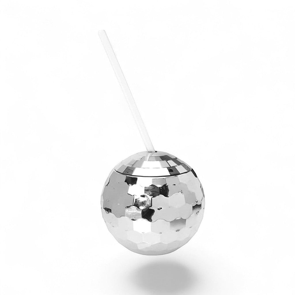 Vaso Bola Disco Plata C/1