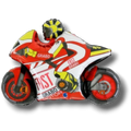 Globo 29"Moto Gp 2007 Red C/1