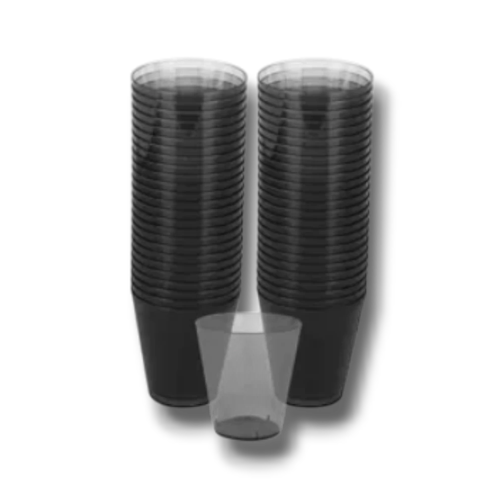 Vaso Shot 2oz Negro C/100