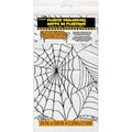 Transparent Plastic Tablecloth Spider Web C/1