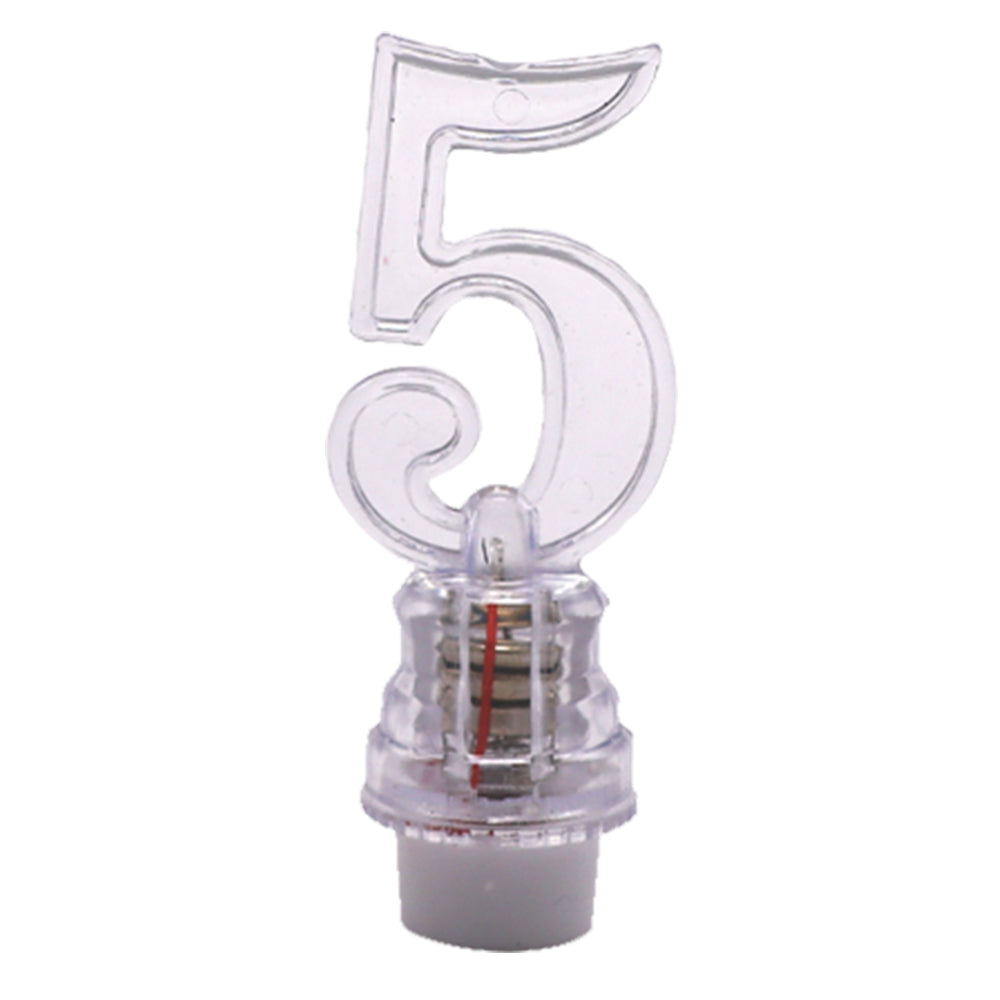 LED Candle Number 5 C/1
