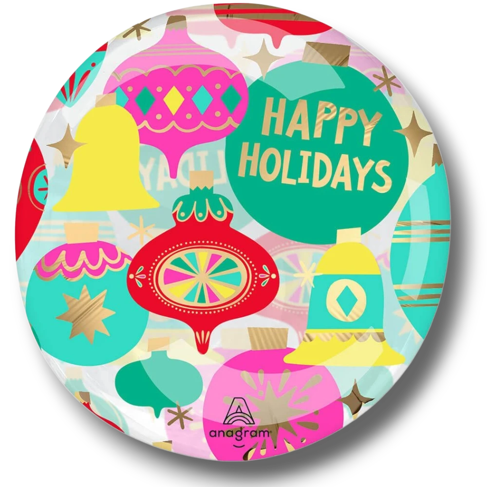 Globo Crystal Oh What Fun Ornaments C/1