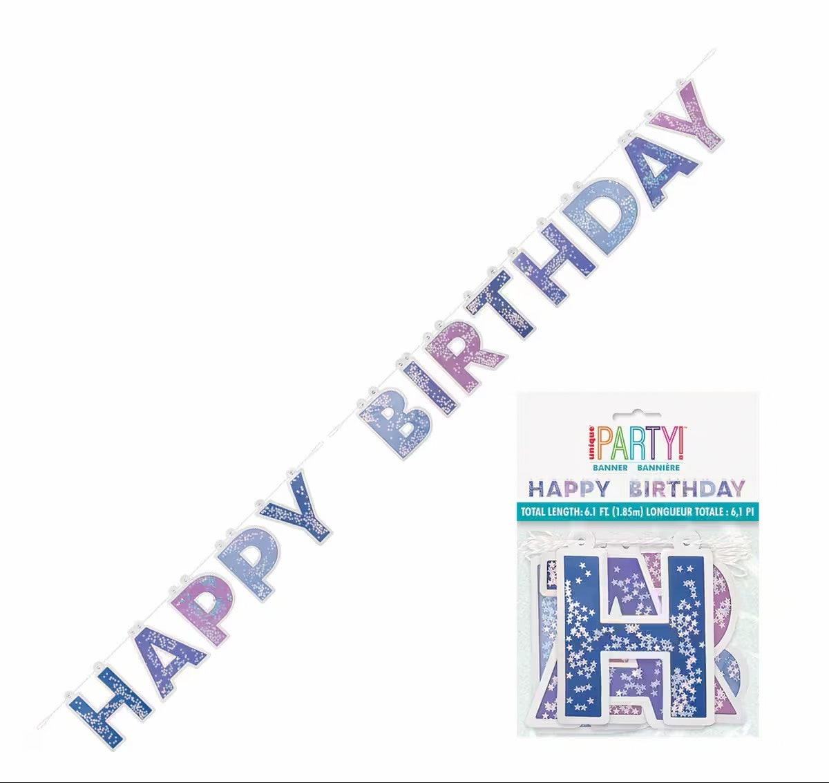 Guirnalda Happy Birthday Colores C/1