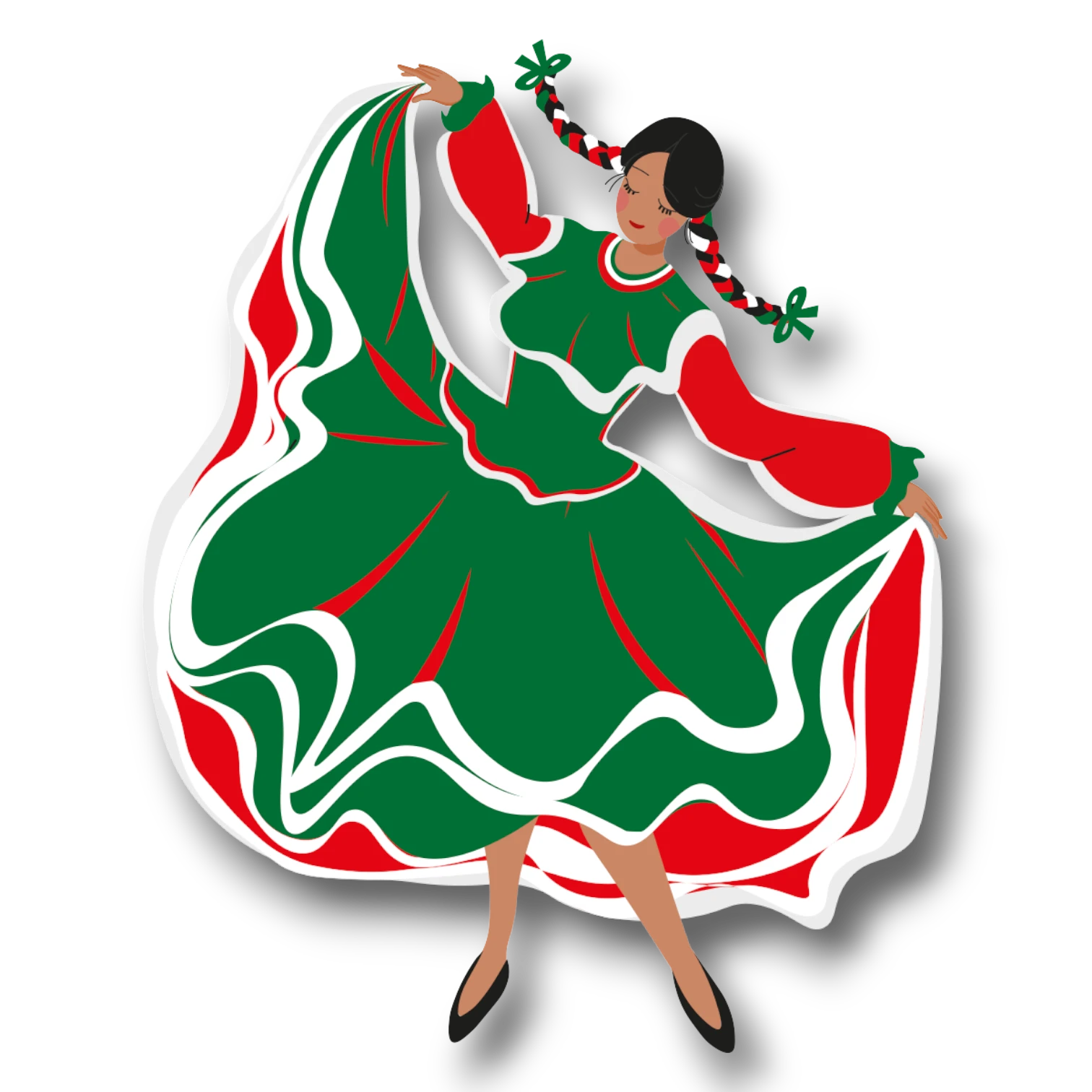 Folkloric Dancer Mobile Ornament C/1