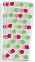 Dots Cello Bags Green &amp; Red C/20