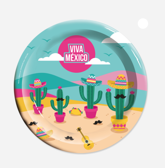 Plato 7" Mexico Desierto C/8