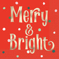 Napkin G Merry &amp; Bright C/16