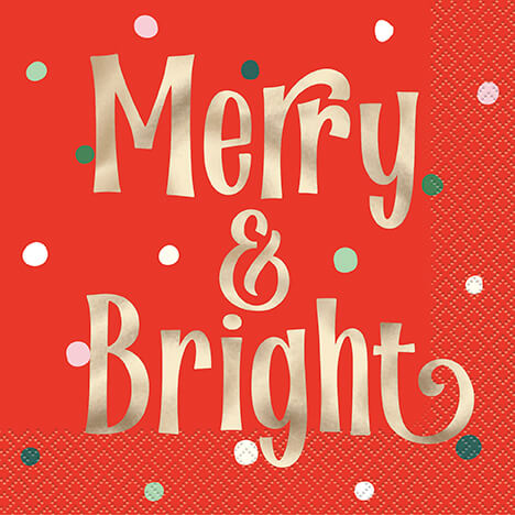 Servilleta G Merry & Bright C/16