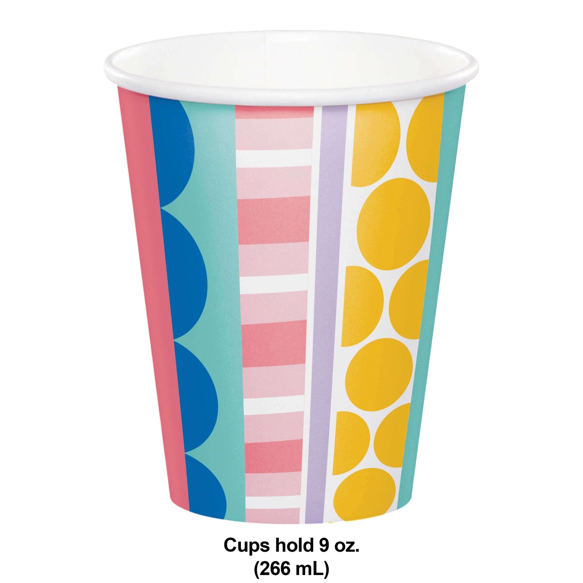 Vaso 9oz Party Patterns C/8