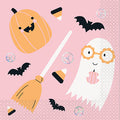 G Groovy Halloween Napkin C/16