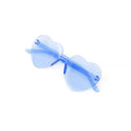 Lentes Corazon Azul C/1