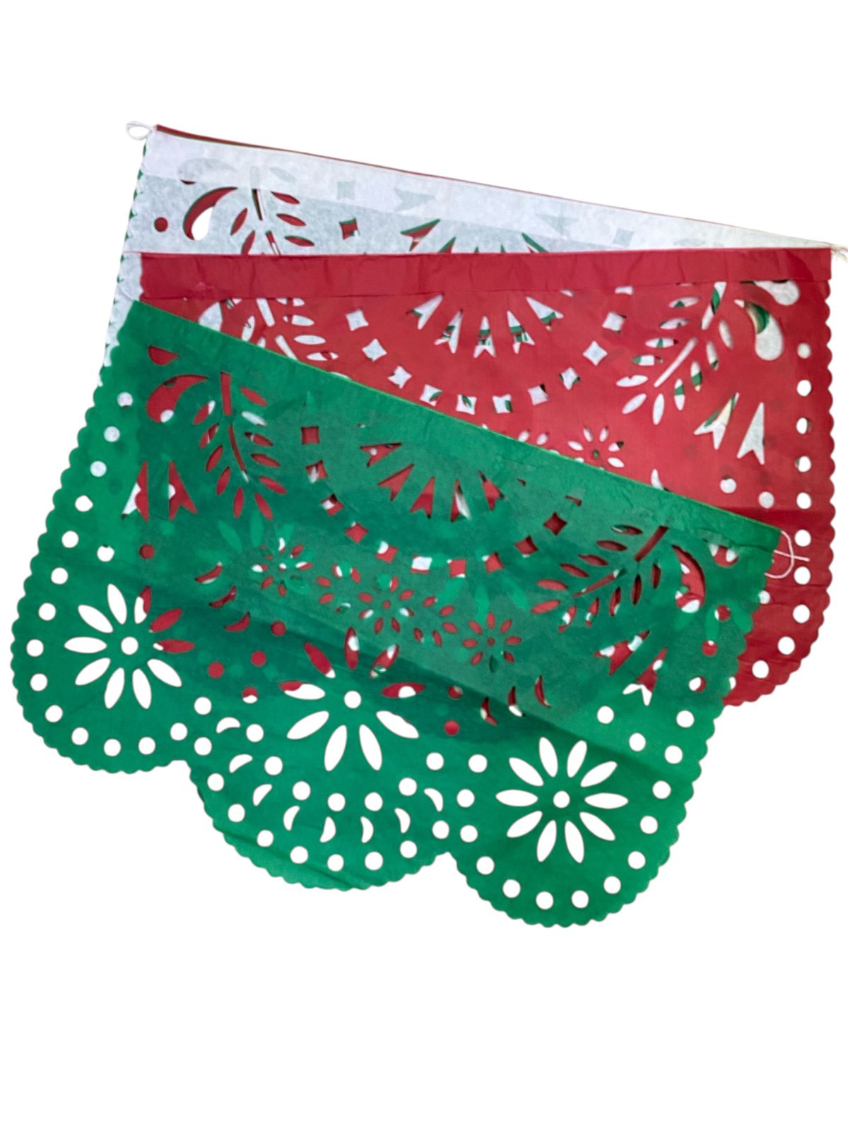 Enramada Papel Destello Floral Tricolor C/1