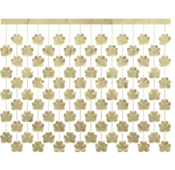 Dog Paw Print Curtain C/1