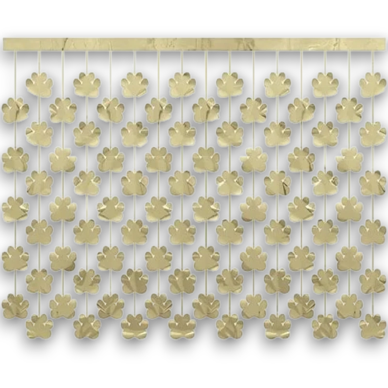 Dog Paw Print Curtain C/1
