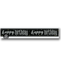 Black Happy Birthday Banner C/1