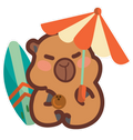 Capybara Summer Mobile Ornament C/1