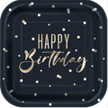 Plato 7" Gold Happy Birthday C/8