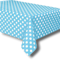 Mantel Polka Dots Azul Bebe C/1