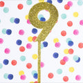 Cake Topper Numero 9 C/1