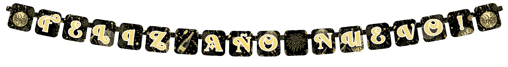 Letrero Movil Año Nuevo Esfera Disco C/1