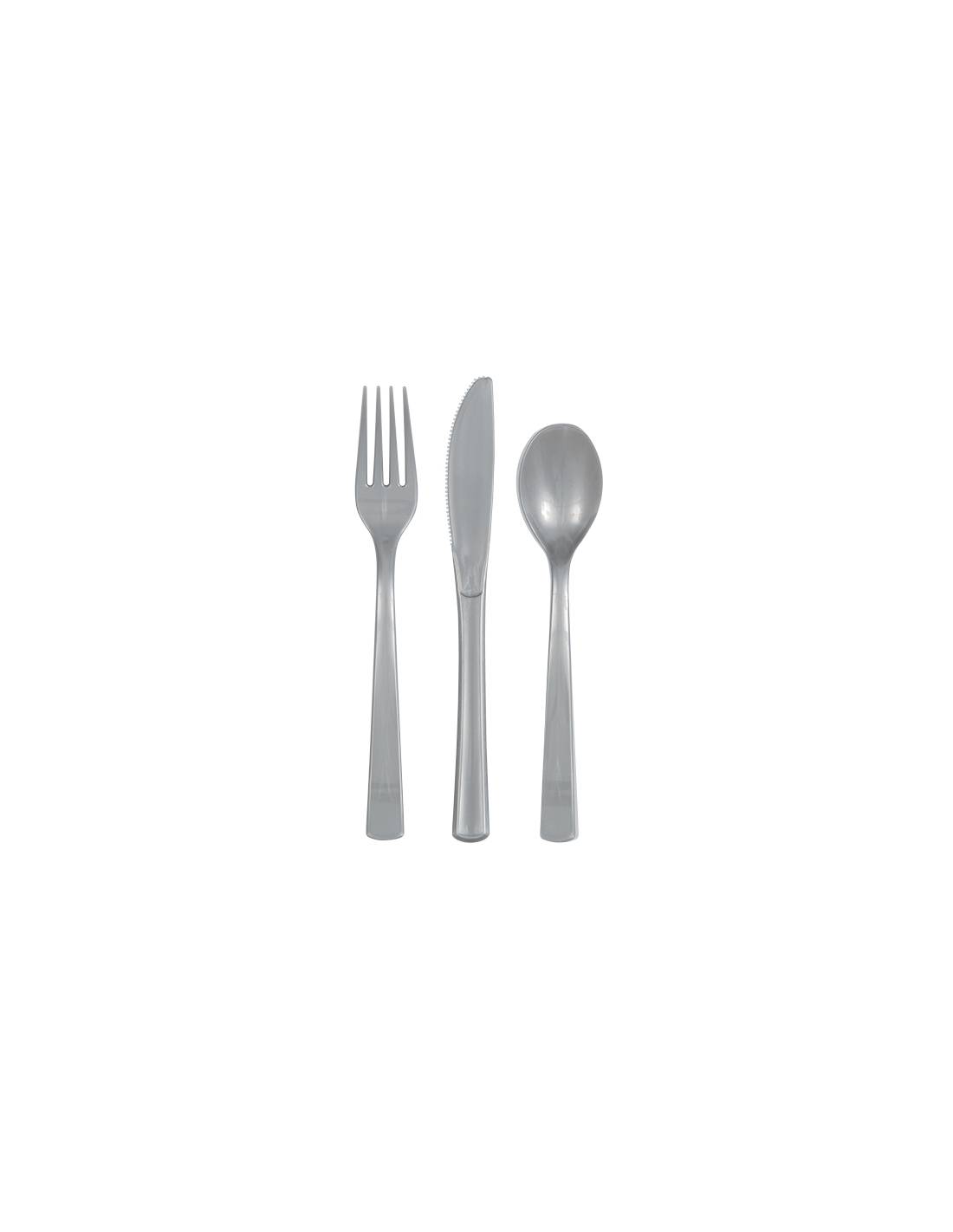 Juego De Cubiertos Plata C/18