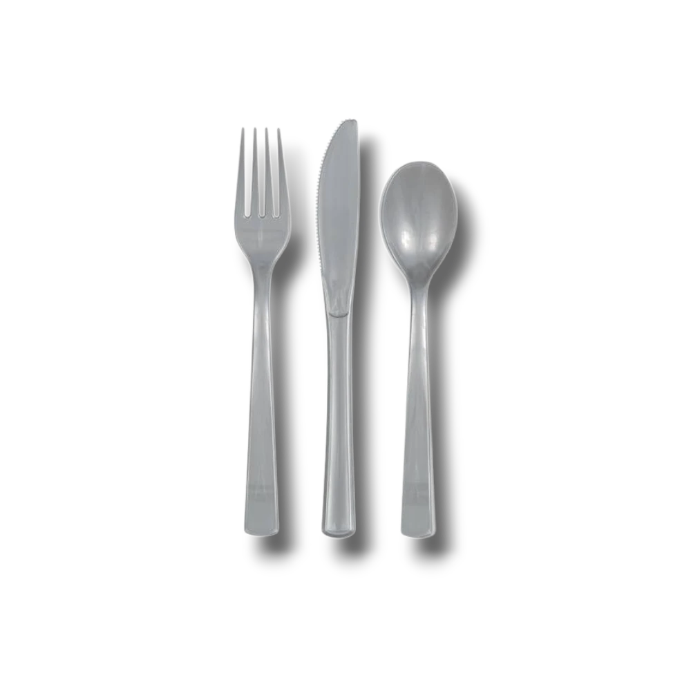 Juego De Cubiertos Plata C/18
