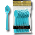 Cucharas Azul Caribe C/20