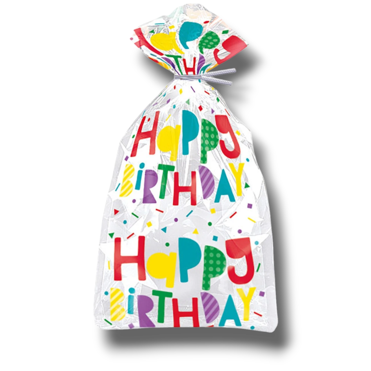 Bolsa Celofan Colorfull Happy Birthday C/20