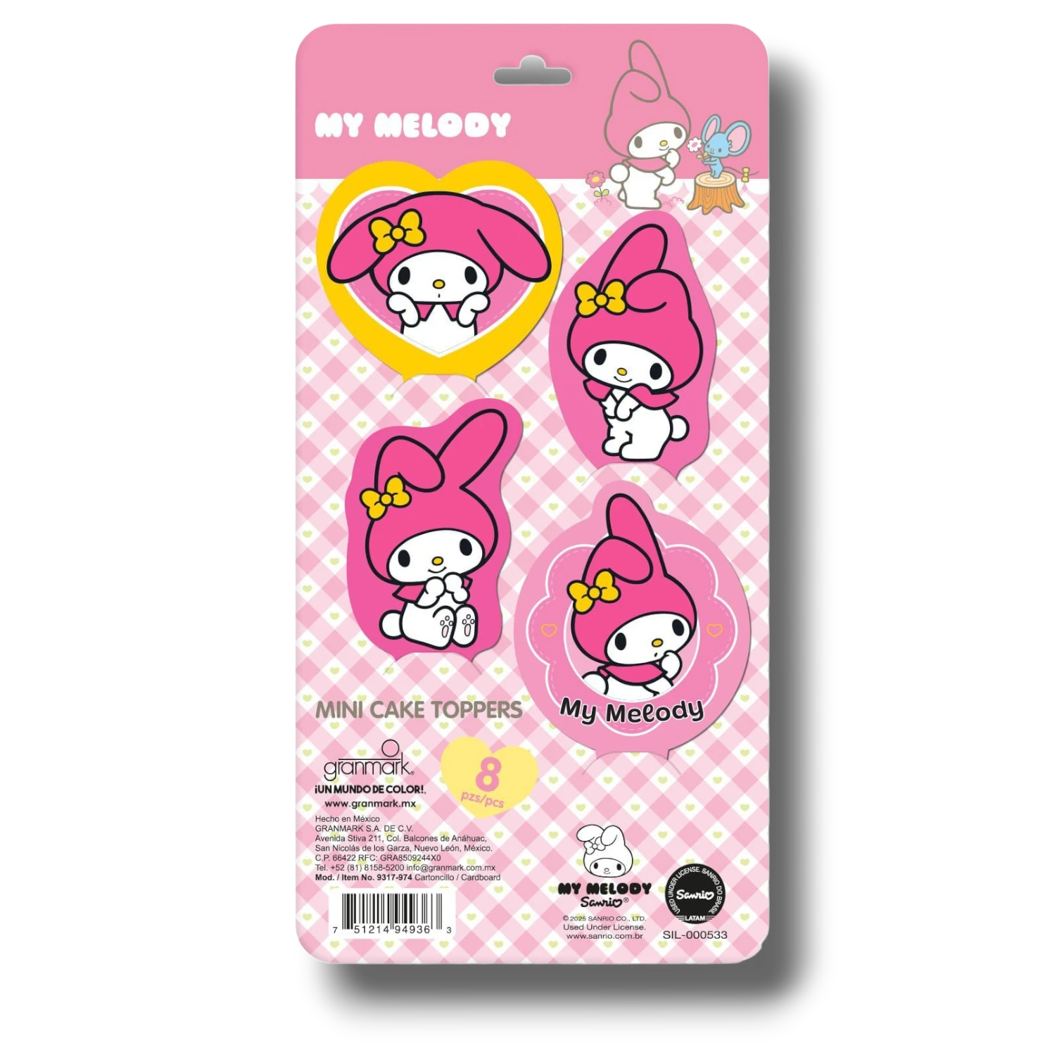 Mini Cake Toppers My Melody C/8
