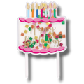 Premium Confetti Cake Topper Happy Birthday C/1