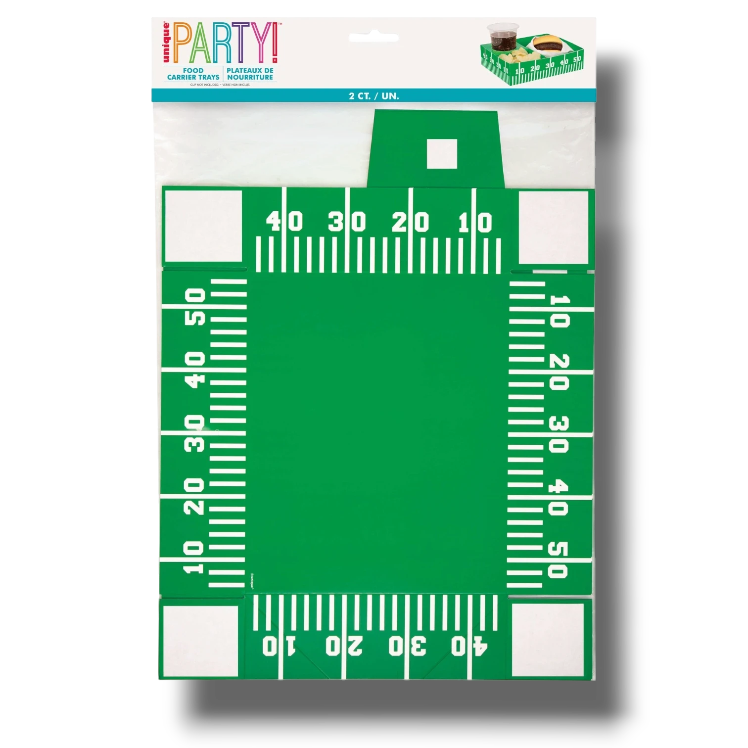 Charola Carton Futbol Americano C/2
