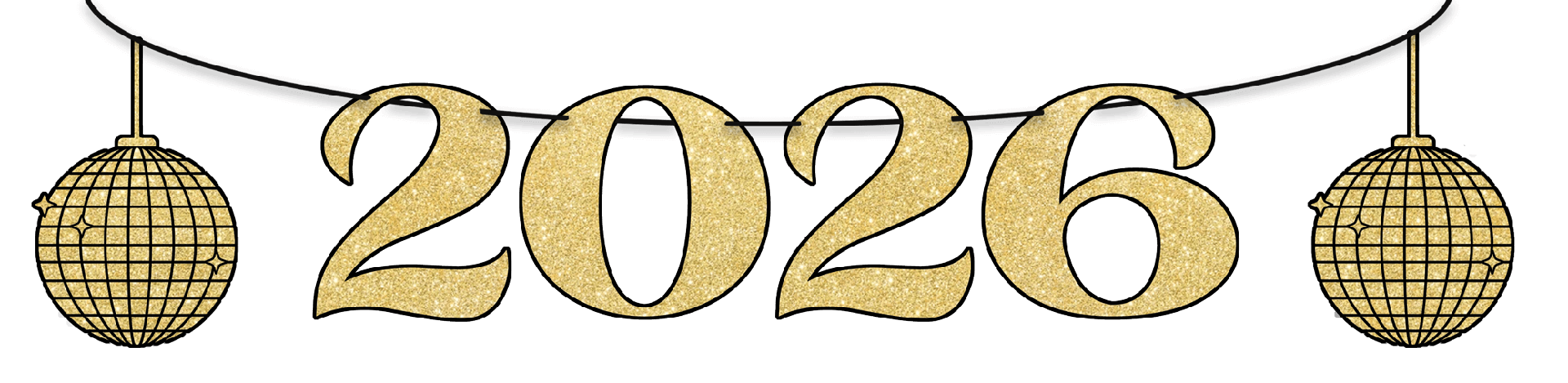 Guirnalda Suajada Feliz Año Nuevo C/1