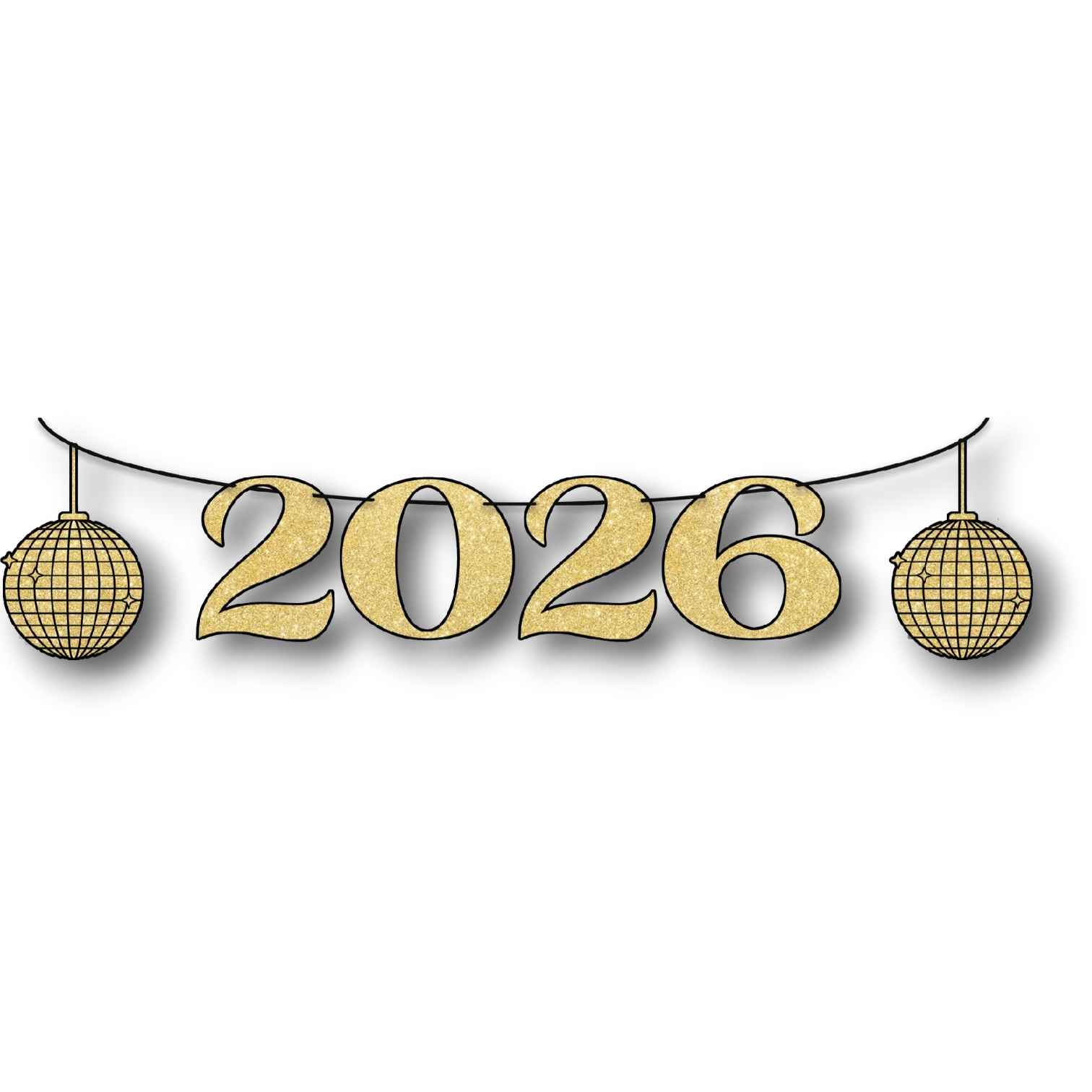 Guirnalda Suajada Feliz Año Nuevo C/1