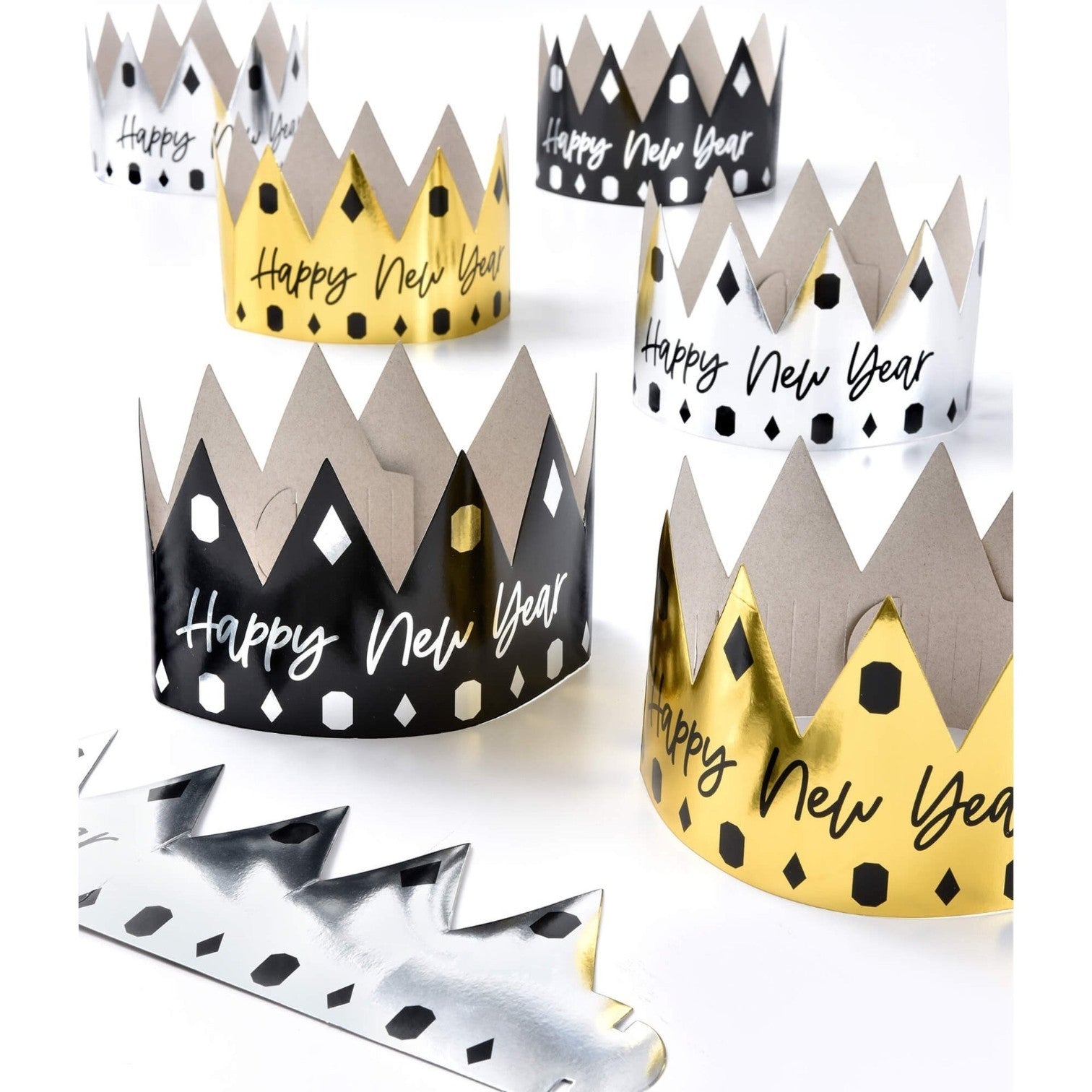 Happy New Year Crown Colors C/12