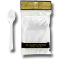 Cucharas Blanco C/20