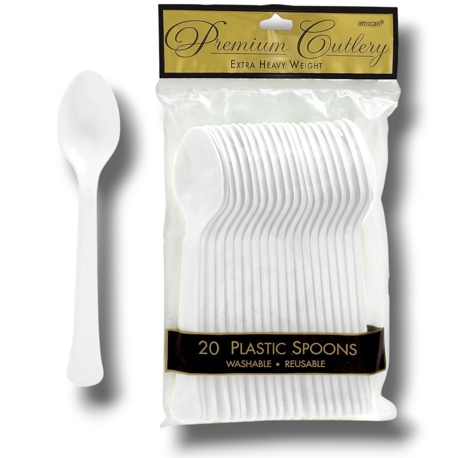 Cucharas Blanco C/20