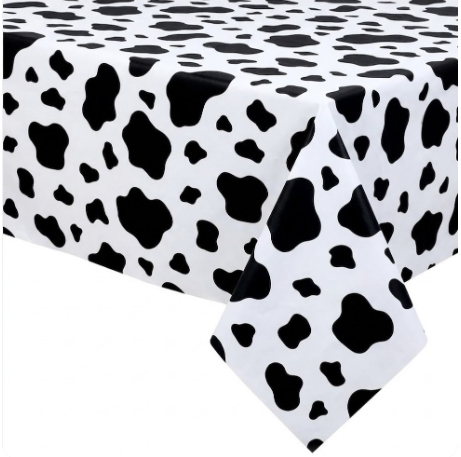 Mantel De Plastico Manchas De Vaca C/1