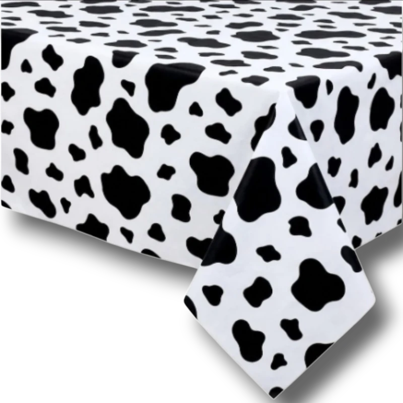 Mantel De Plastico Manchas De Vaca C/1