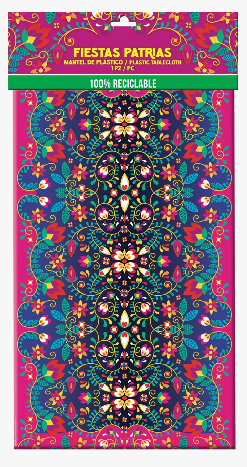 Mantel Fiesta Clasica Huichol C/1