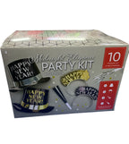 Kit Happy New Year Midnight Elegance Para 10 Personas