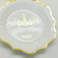9" Golden Unicorn Plate C/8