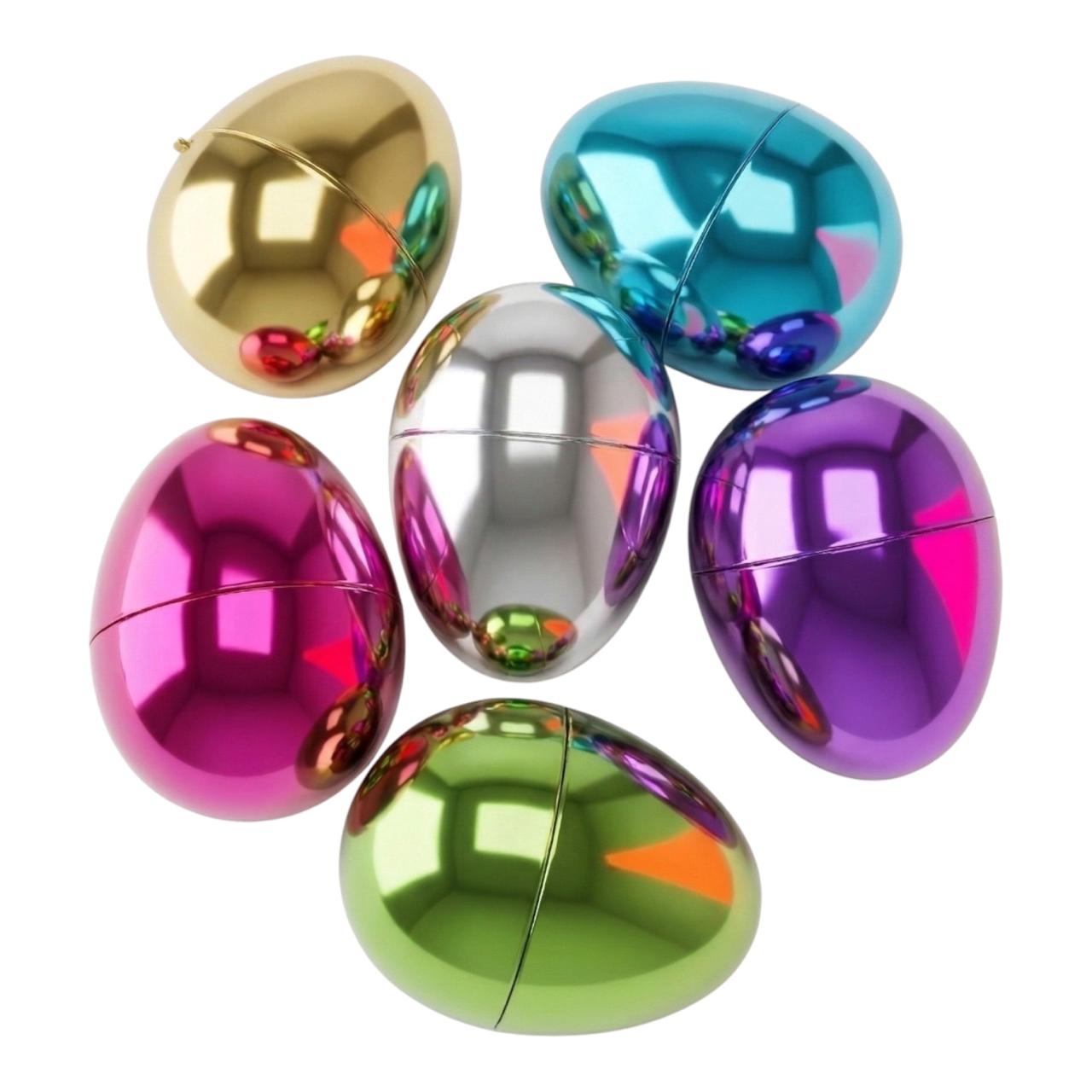 Huevo Metalico Pascua C/6