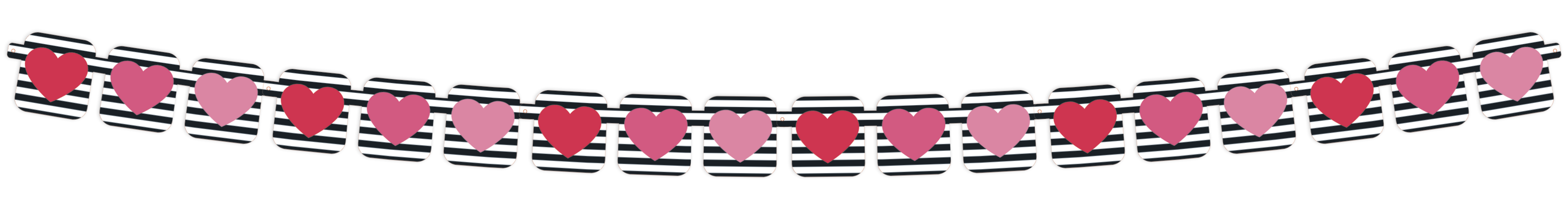 Mobile Sign Hearts and Stripes C/1