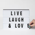 Caja Led Con Letras Y Numeros C/1