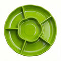 Charola Con Division Verde Kiwi C/3