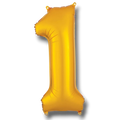 26" Balloon Number 1 Gold C/1