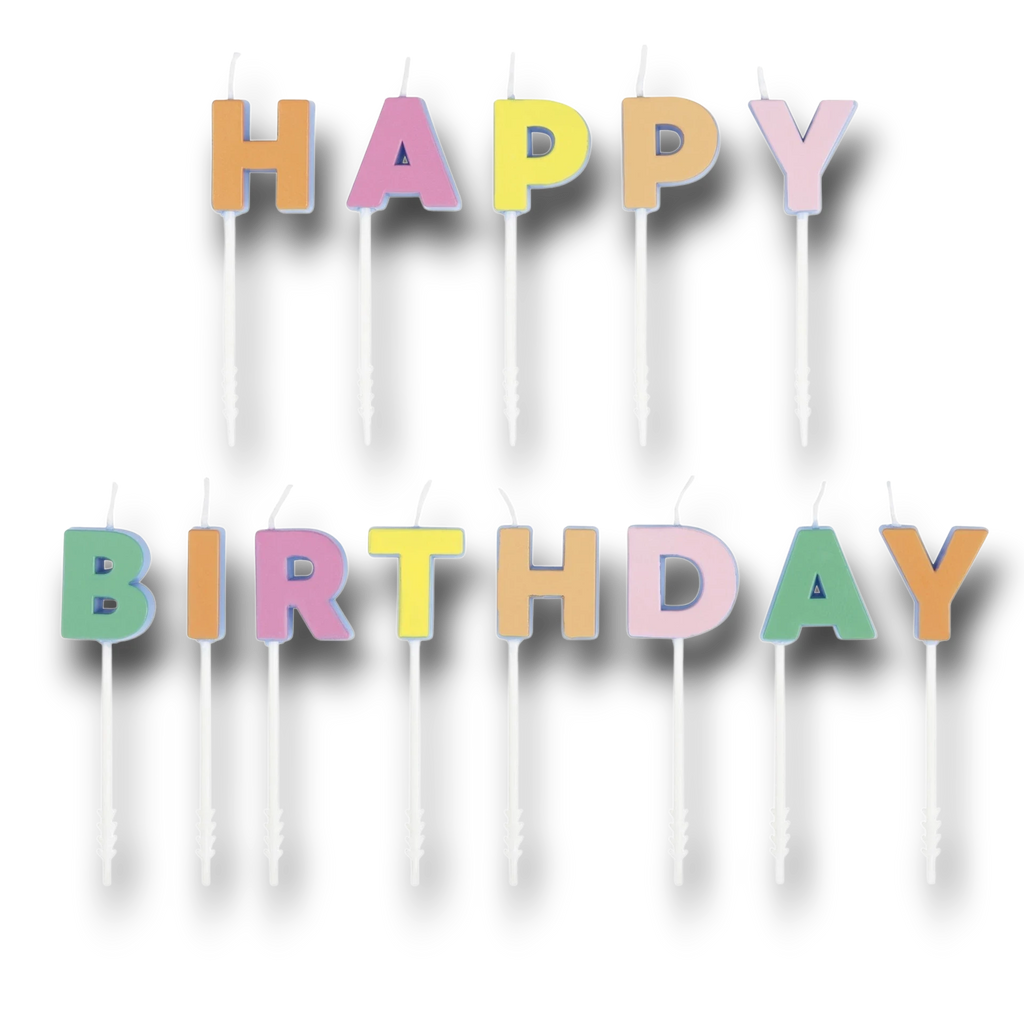 Vela Happy Birthday Pastel C/1