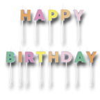 Vela Happy Birthday Pastel C/1