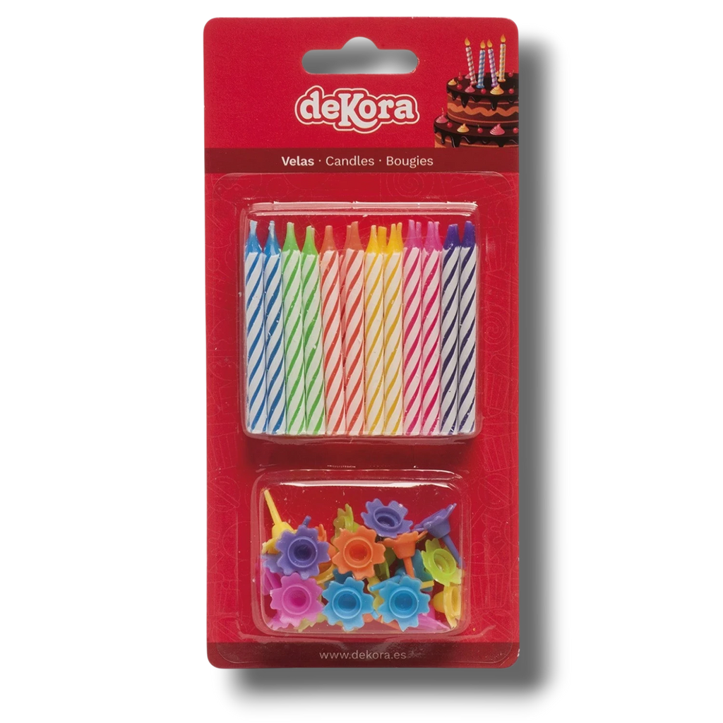 Velas Colores C/24