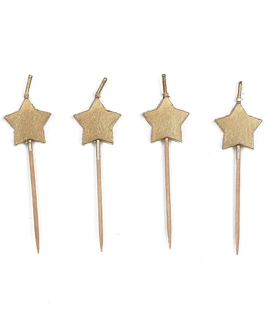 Star Foil Candle C/6